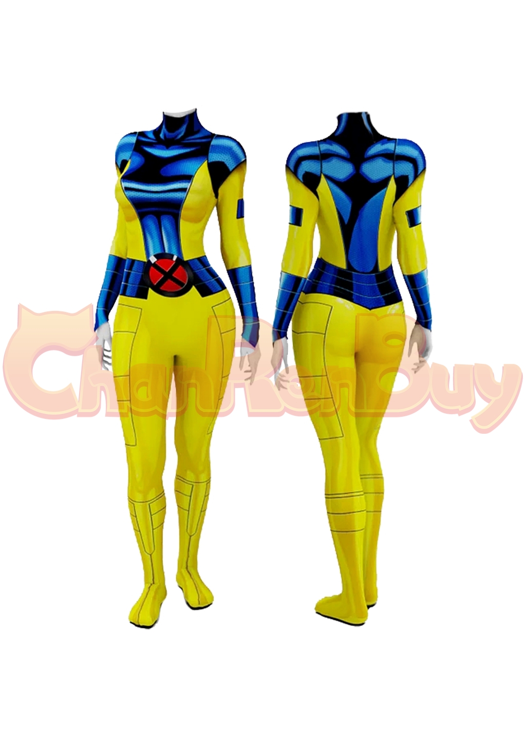 Jean Elaine Grey Costume X-Men'97 Bodysuit Cosplay for Adult Kids