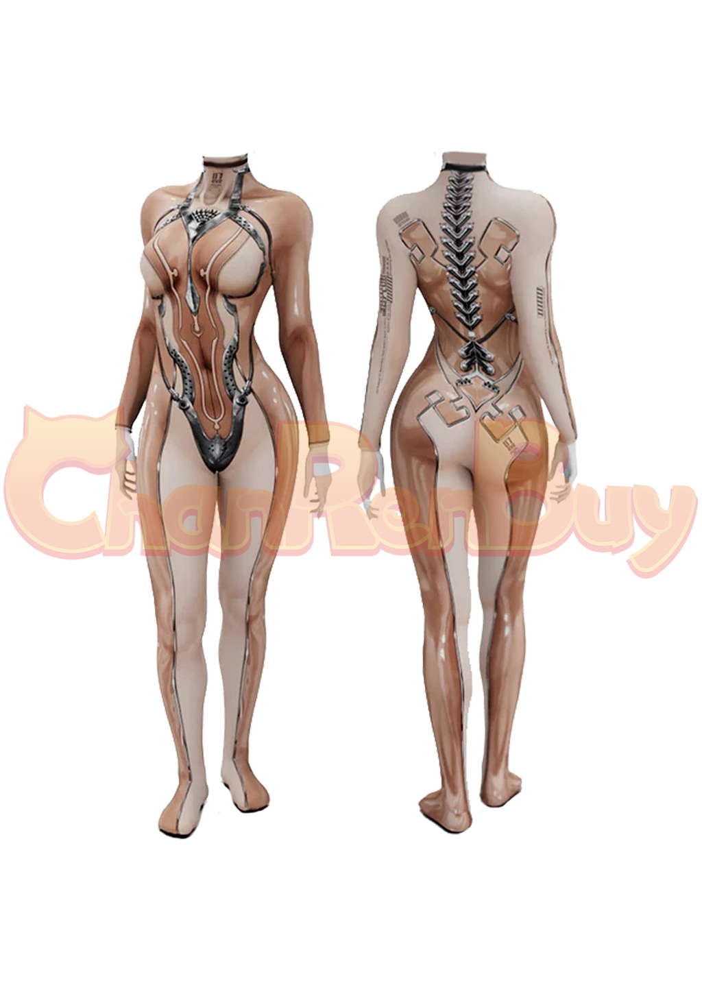 Eve Costume Stellar Blade Bodysuit Cosplay for Adult Kids