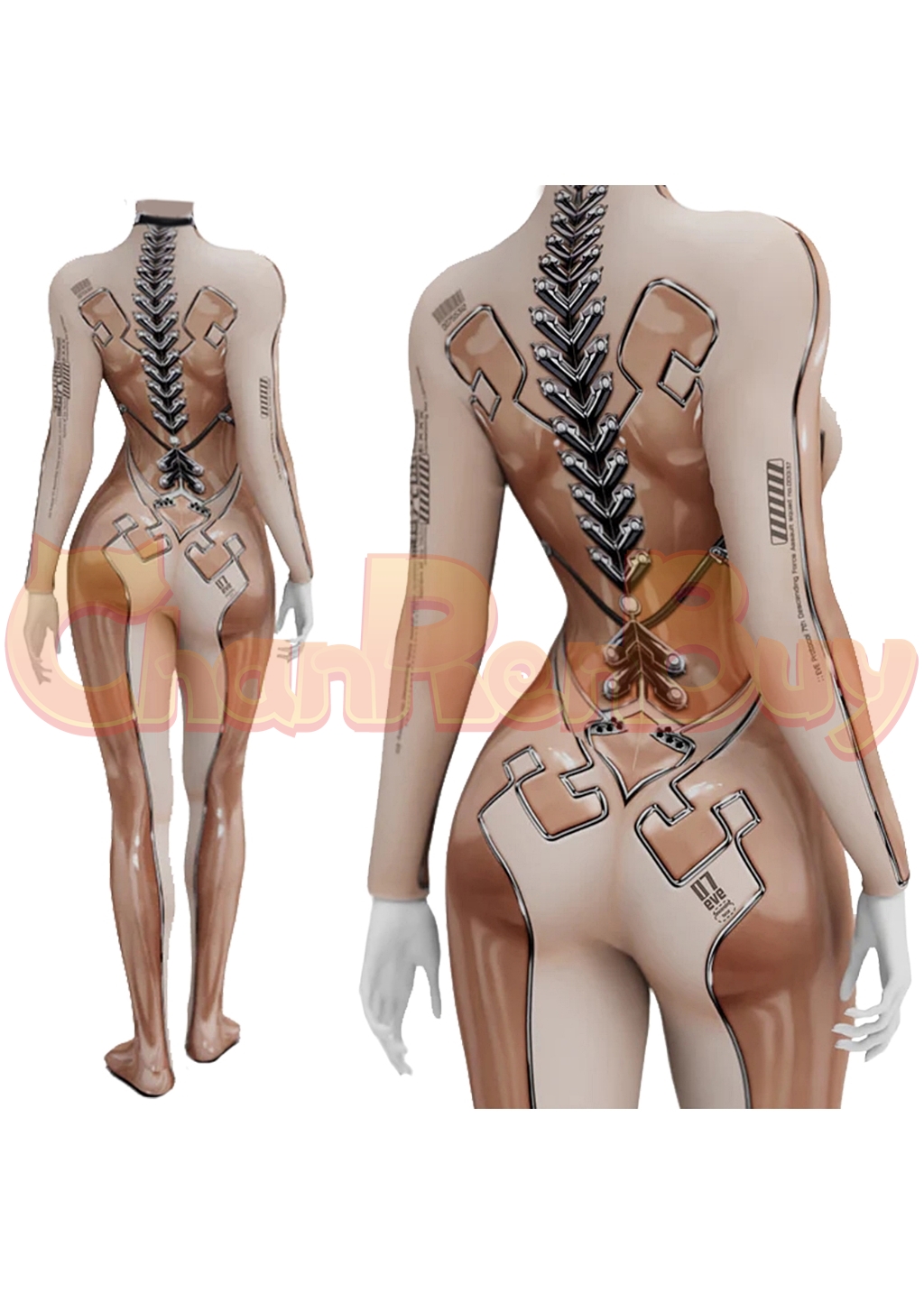 Eve Costume Stellar Blade Bodysuit Cosplay for Adult Kids