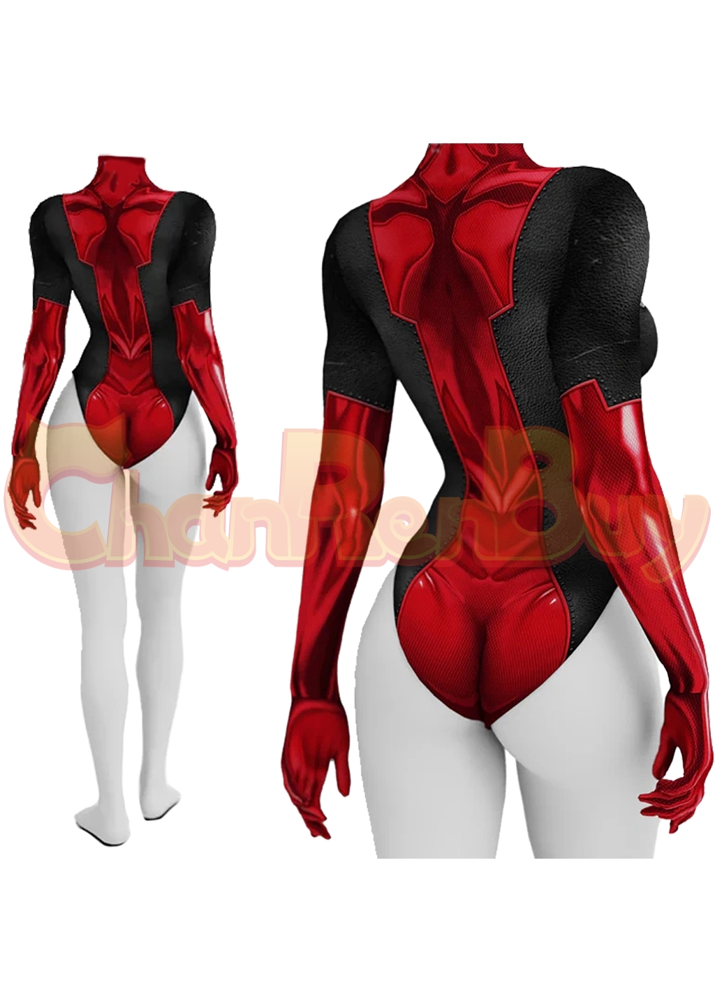 Ladypool Costume Deadpool Swimsuit Bodysuit Cosplay for Adult Kids