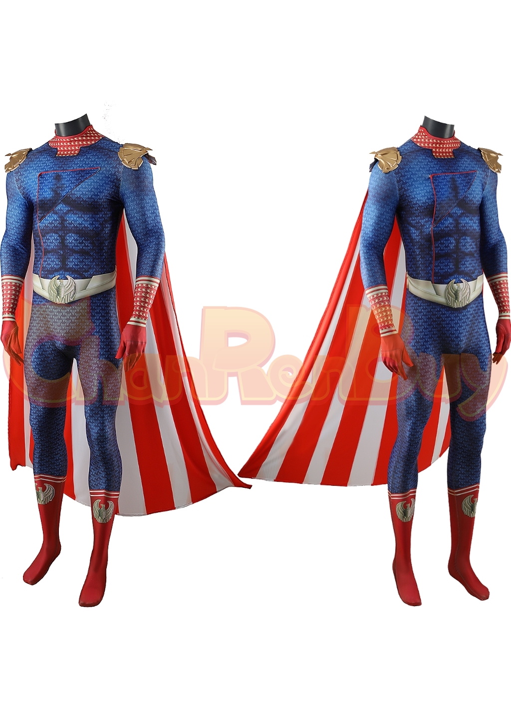 Homelander Costume The Boys Season 4 Bodysuit Cosplay for Adult Kids