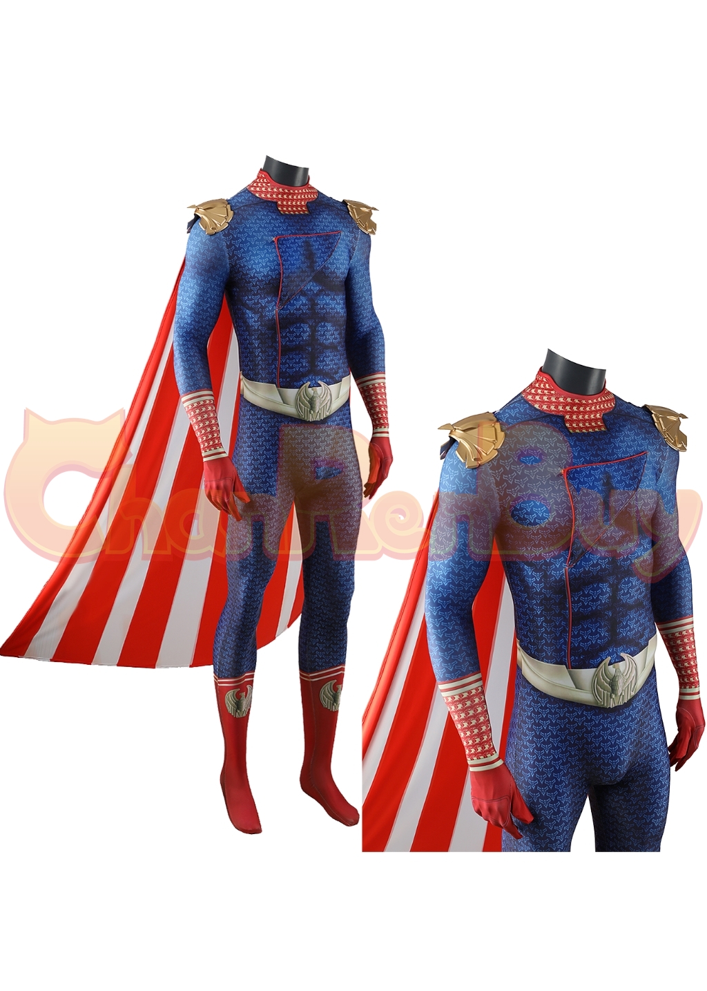 Homelander Costume The Boys Season 4 Bodysuit Cosplay for Adult Kids