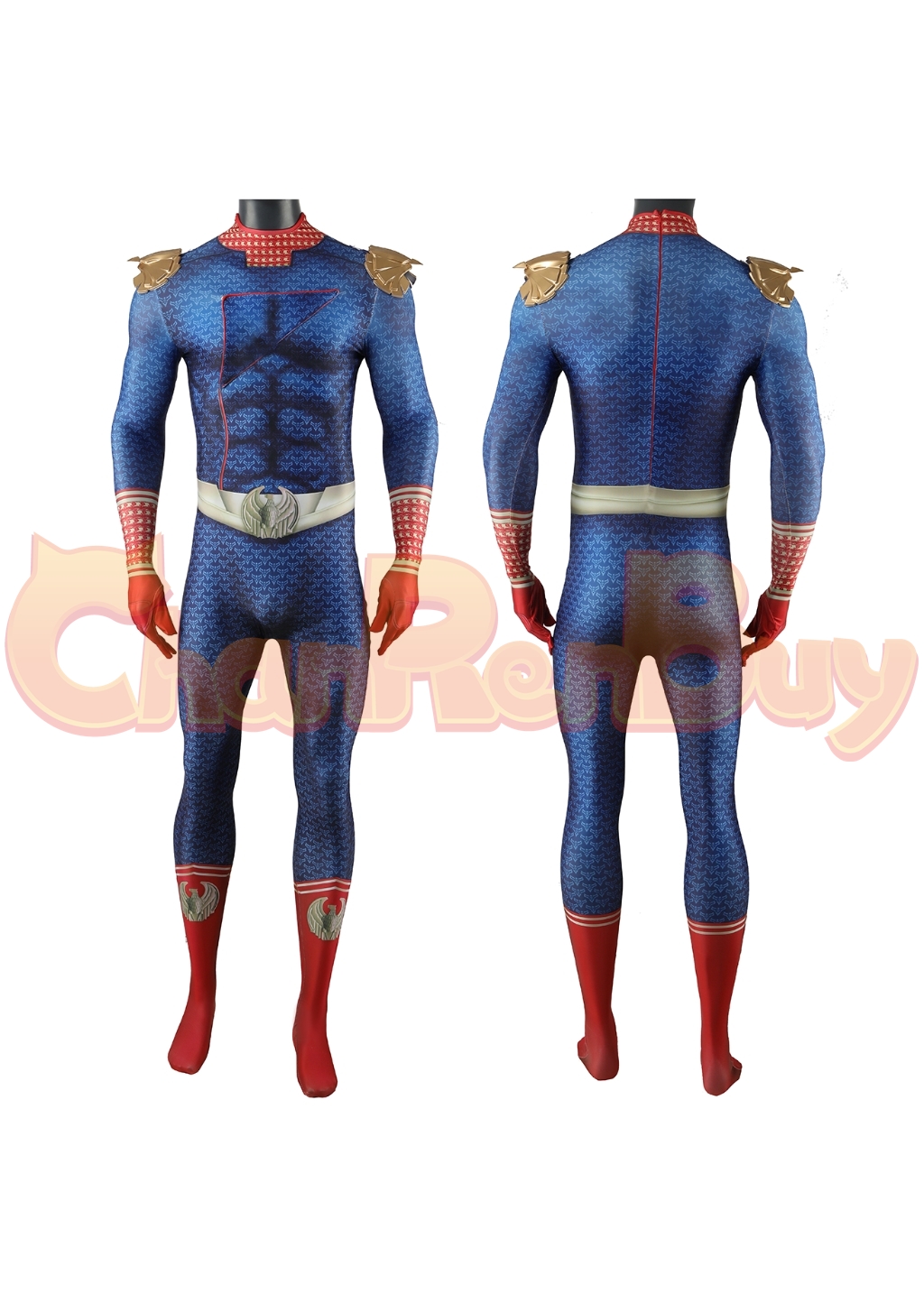 Homelander Costume The Boys Season 4 Bodysuit Cosplay for Adult Kids