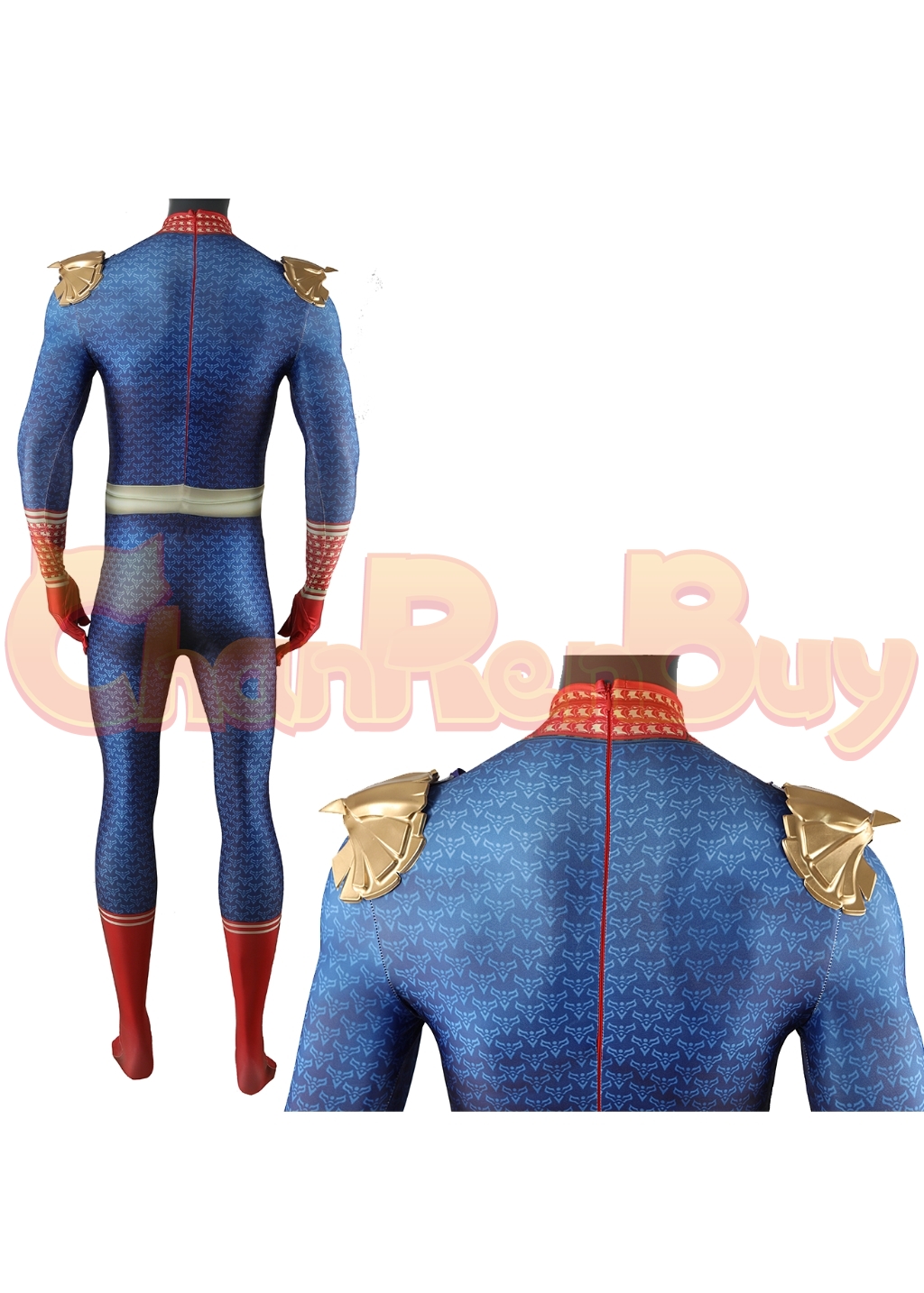 Homelander Costume The Boys Season 4 Bodysuit Cosplay for Adult Kids