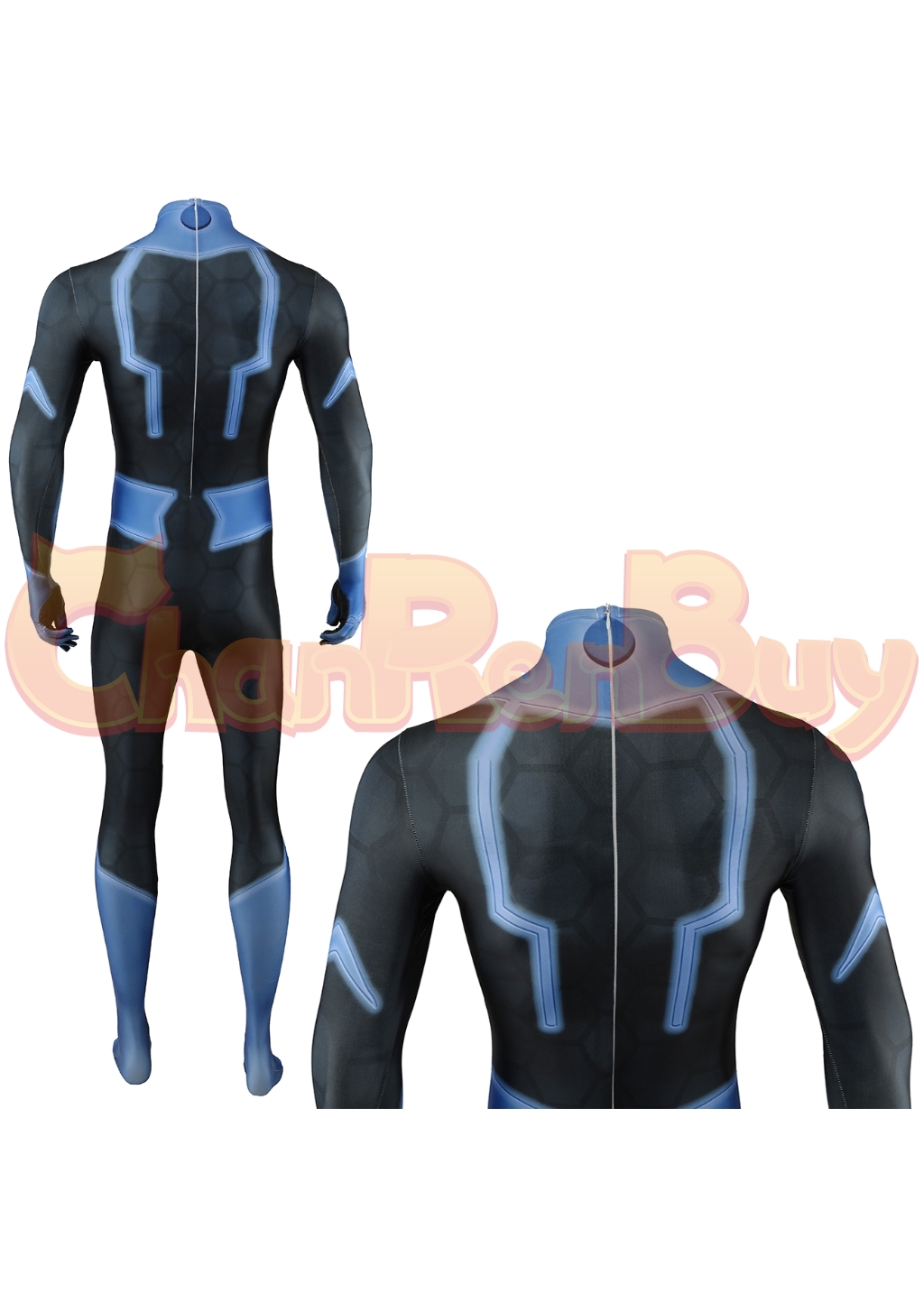 Mr. Fantastic Costume Fantastic 4 Bodysuit Cosplay for Adult Kids