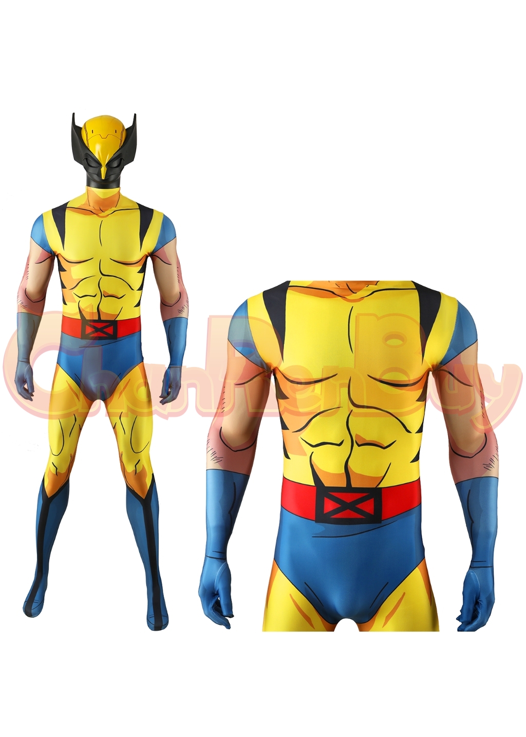 Wolverine Costume X-Men '97 Bodysuit Cosplay for Adult Kids