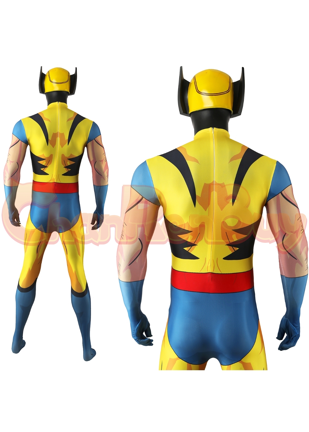 Wolverine Costume X-Men '97 Bodysuit Cosplay for Adult Kids