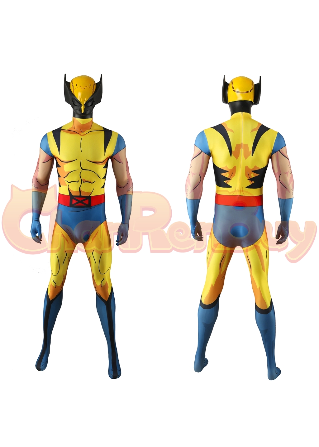 Wolverine Costume X-Men '97 Bodysuit Cosplay for Adult Kids