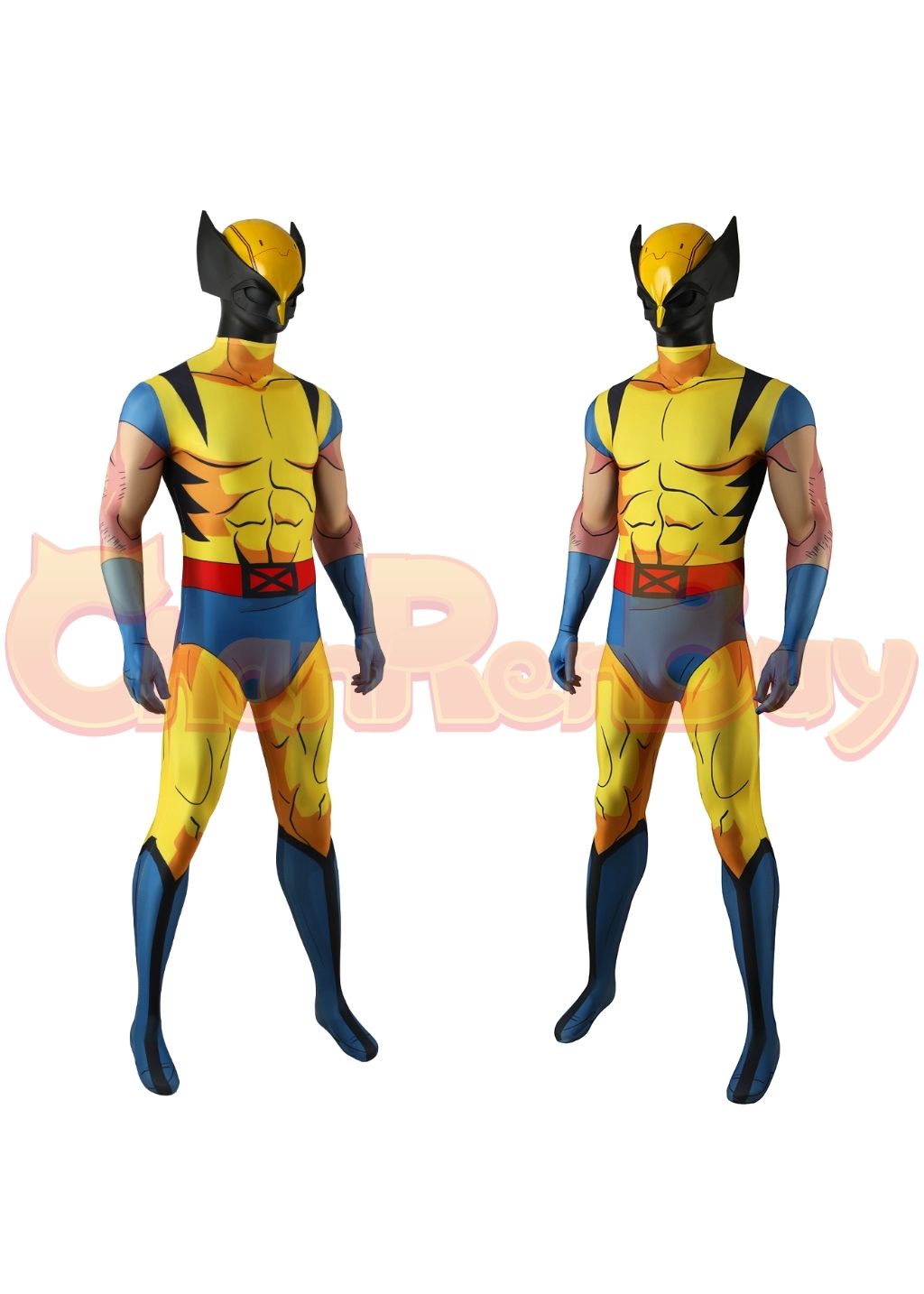 Wolverine Costume X-Men '97 Bodysuit Cosplay for Adult Kids