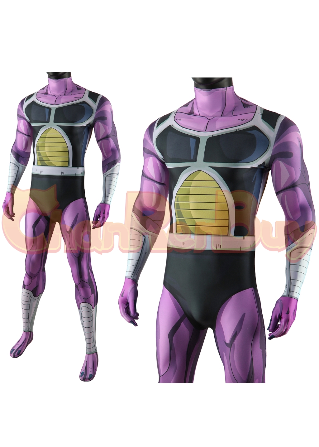 King Cold Costume Bodysuit Dragon Ball Z  Cosplay for Adult Kids