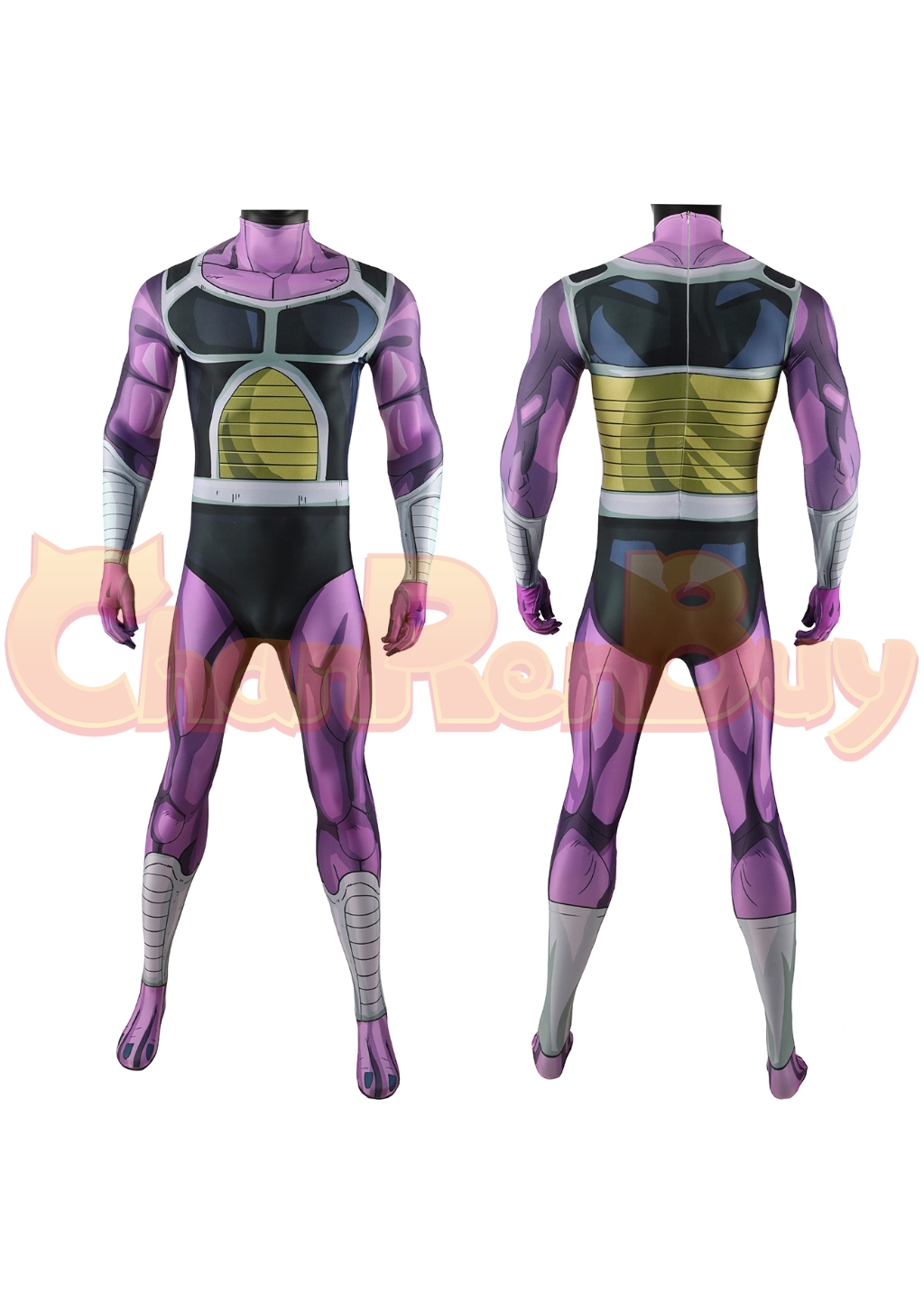King Cold Costume Bodysuit Dragon Ball Z  Cosplay for Adult Kids