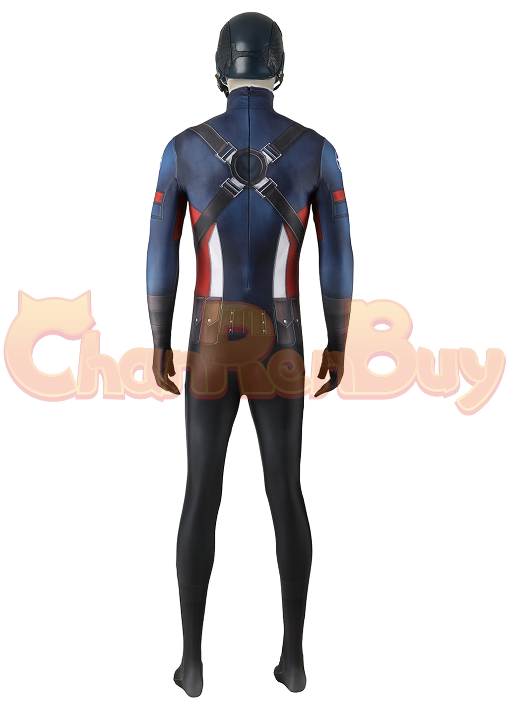 Captain America Costume Steven Rogers Rise of Hydra Bodysuit Cosplay for Adult Kids