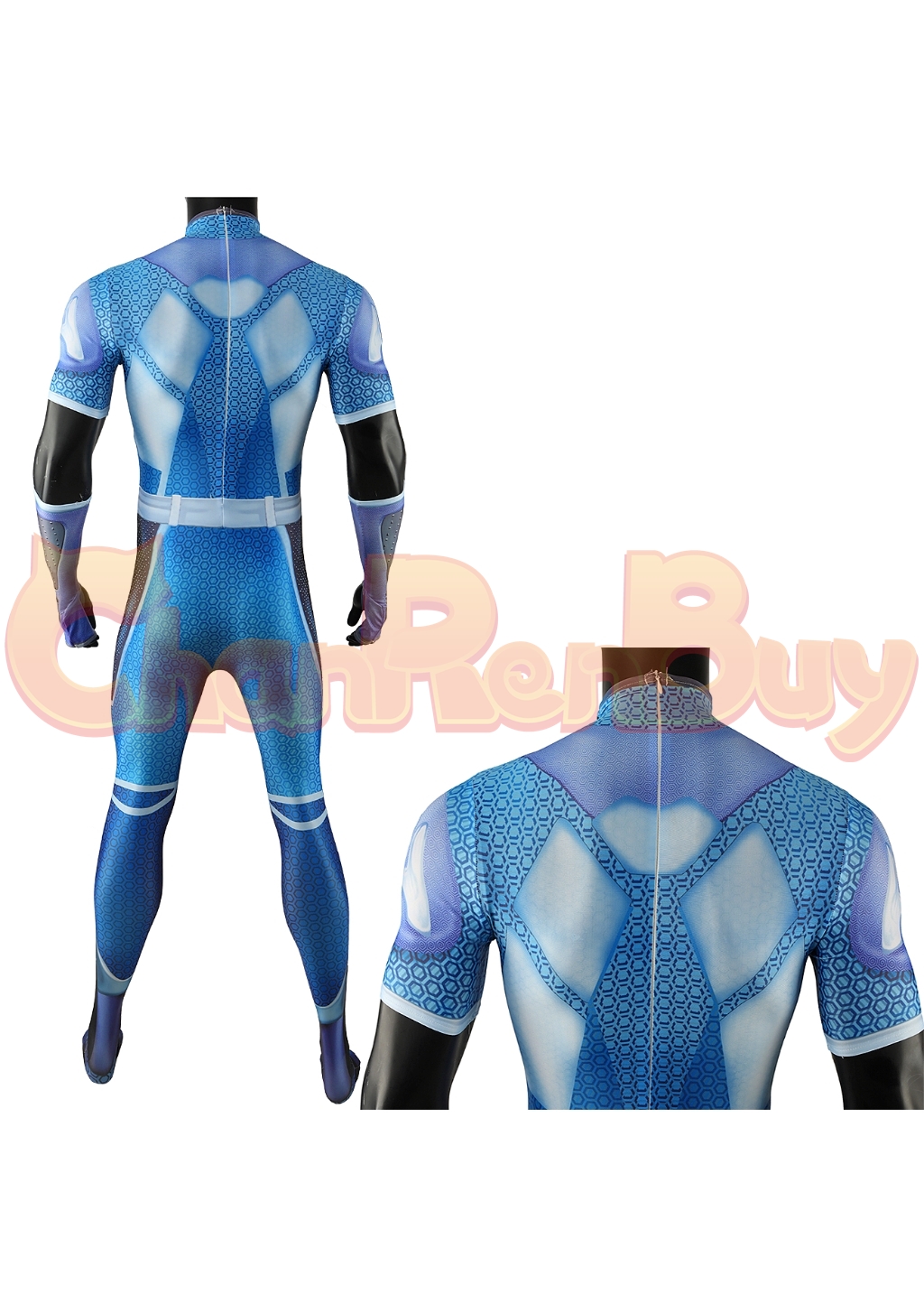 A-Train Costume Bodysuit The Boys Season 4 Cosplay for Adult Kids