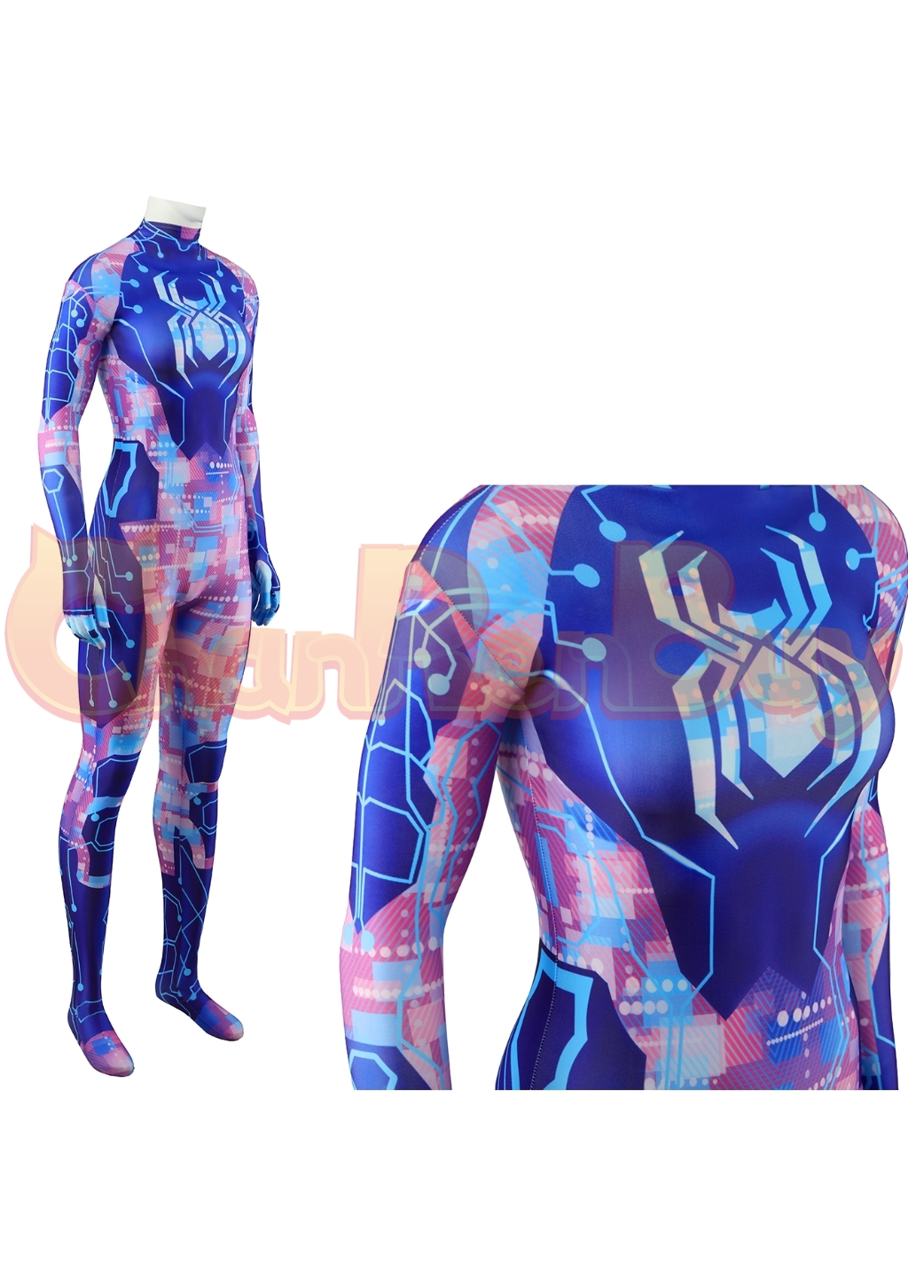 Spider-Byte Costume Bodysuit Spider-Man: Across the Spider-Verse Cosplay for Adult Kids