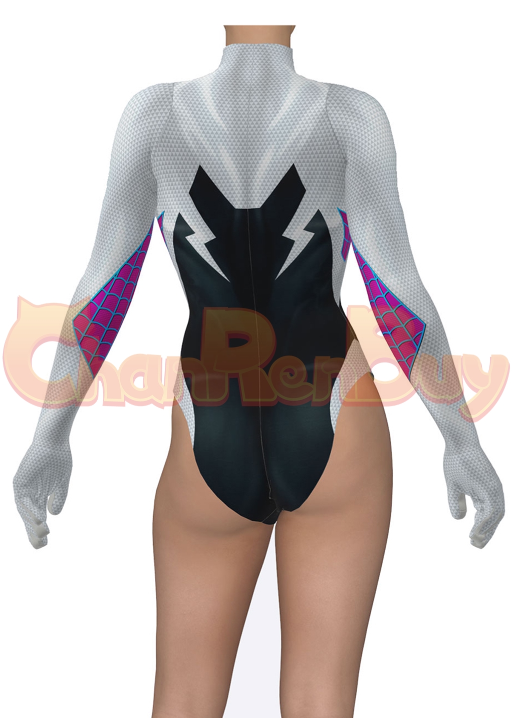 Gwen Stacy Costume Bodysuit Venom Spider Man Swimsuit Cosplay for Adult Kids