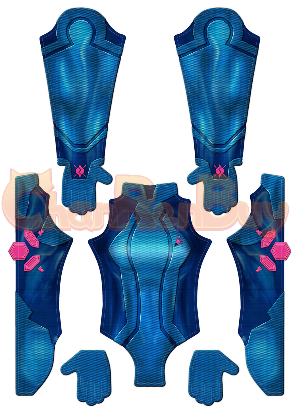 Zero Suit Samus Costume Bodysuit Metroid Swimsuit Cosplay for Adult Kids