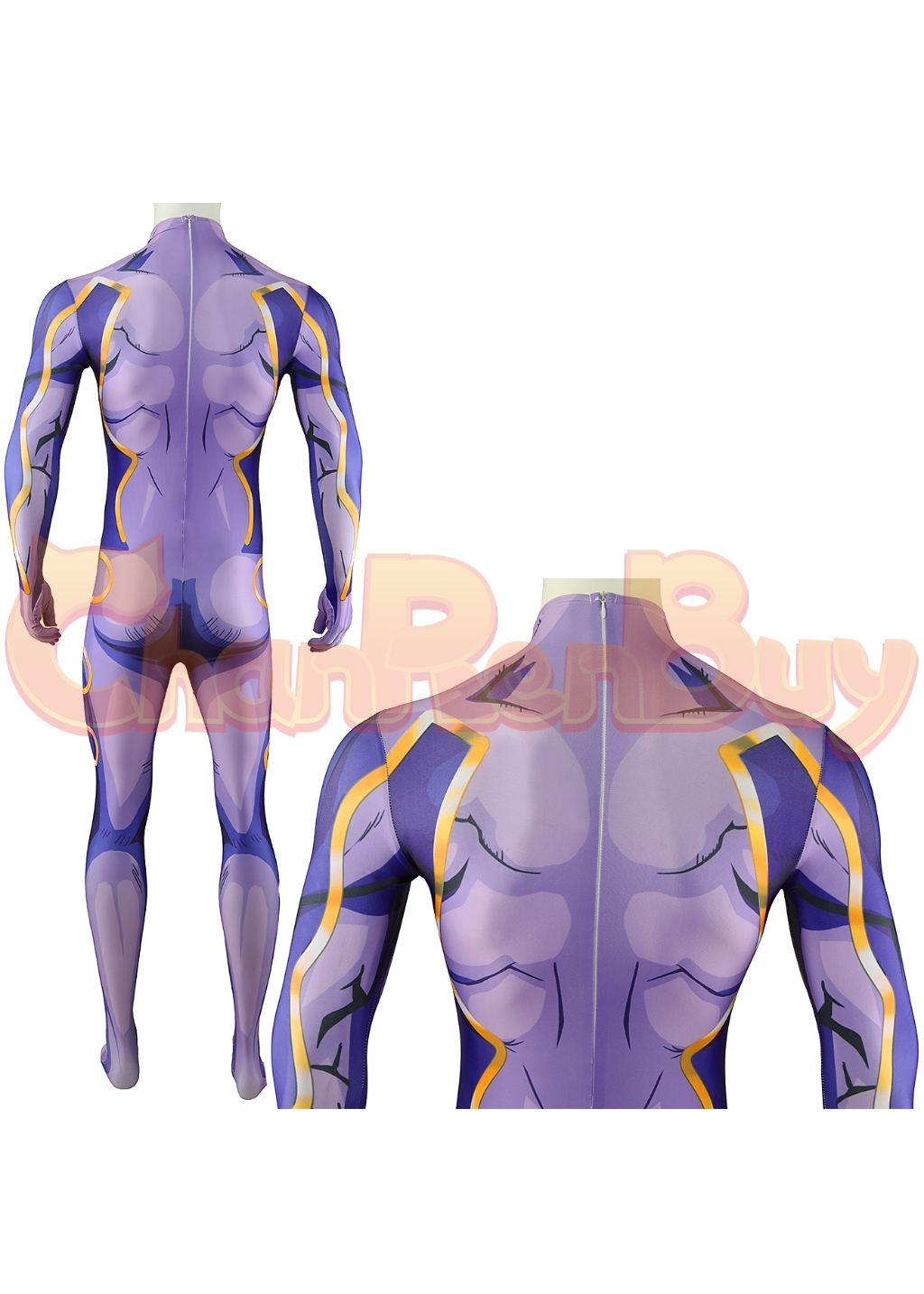 Star Platinum Costume Bodysuit JoJo's Bizarre Adventure Cosplay for Adult Kids