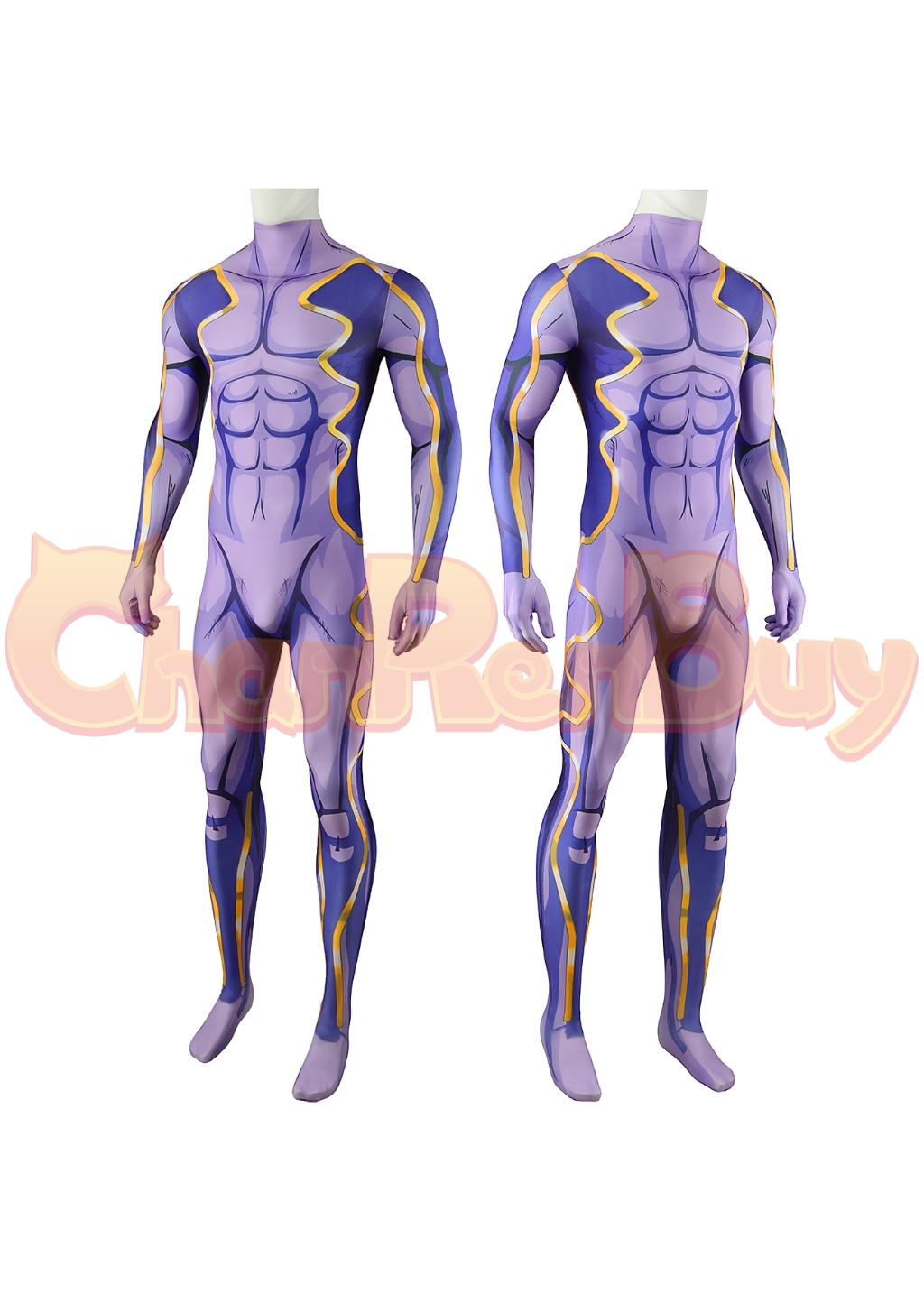 Star Platinum Costume Bodysuit JoJo's Bizarre Adventure Cosplay for Adult Kids