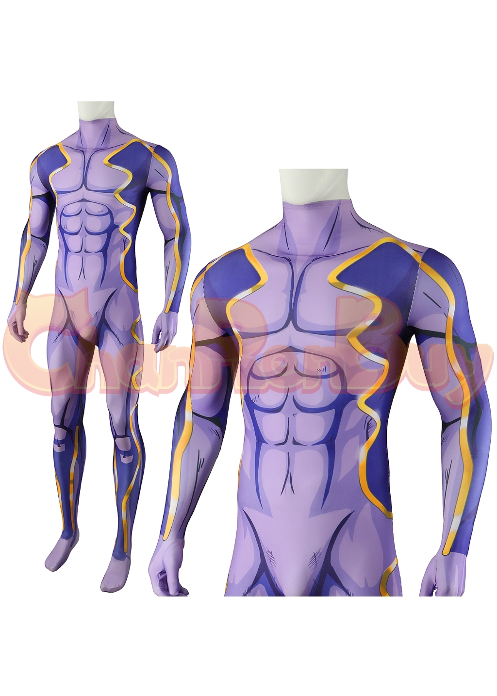 Star Platinum Costume Bodysuit JoJo's Bizarre Adventure Cosplay for Adult Kids