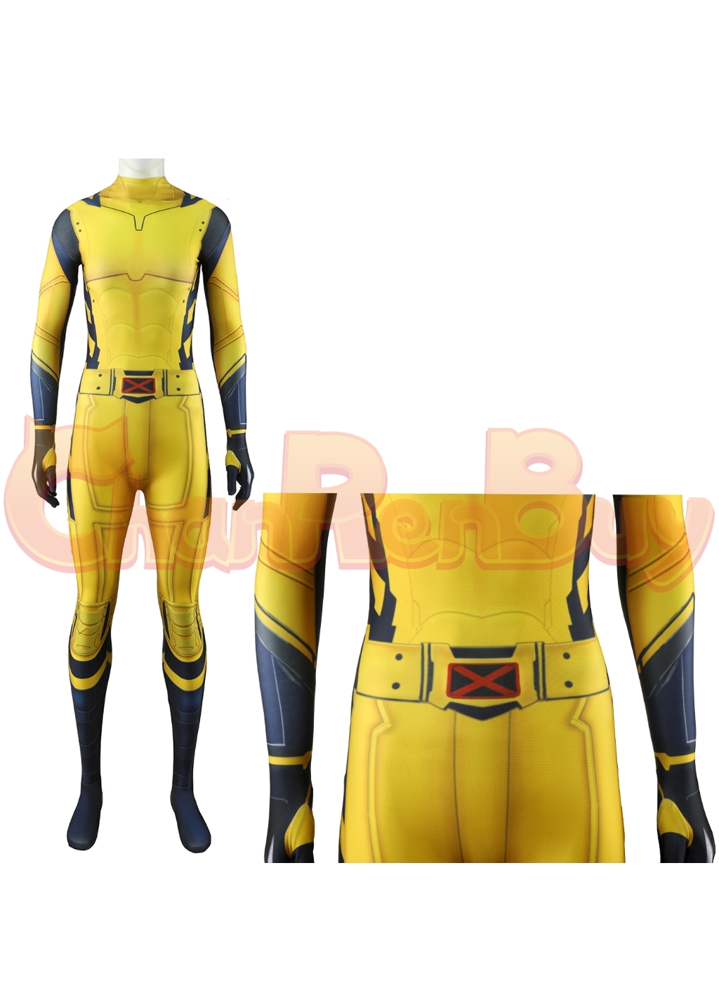 Wolverine Costume Bodysuit Deadpool 3 Cosplay for Adult Kids Women Ver