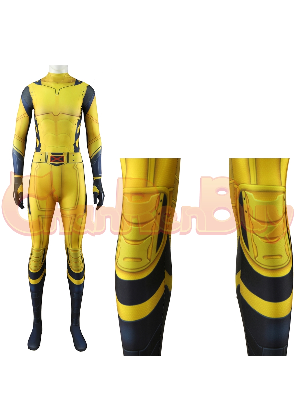 Wolverine Costume Bodysuit Deadpool 3 Cosplay for Adult Kids Women Ver