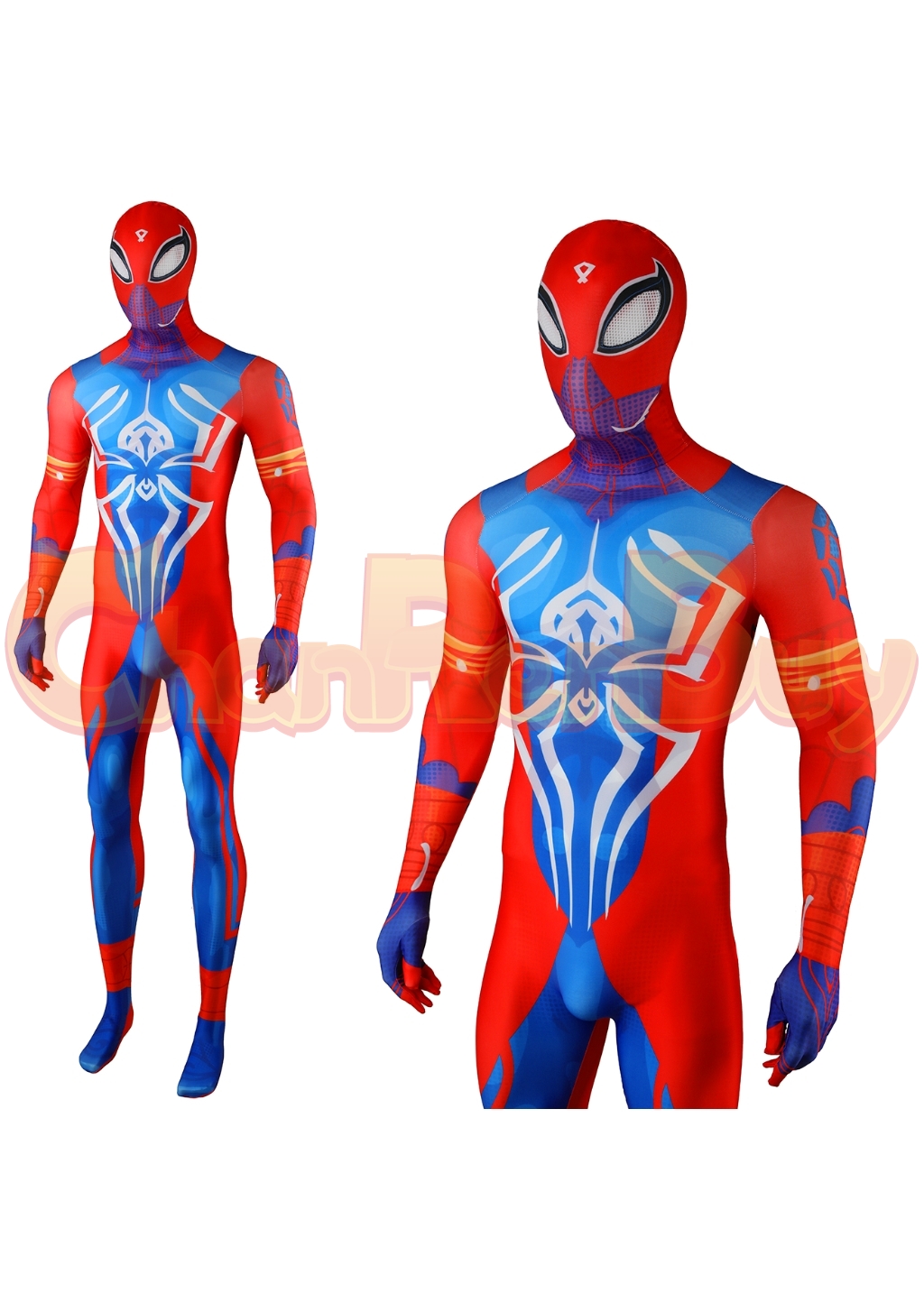 Pavitr Prabhakar Costume Bodysuit Spider-Man: Across the Spider-Verse Cosplay for Adult Kids