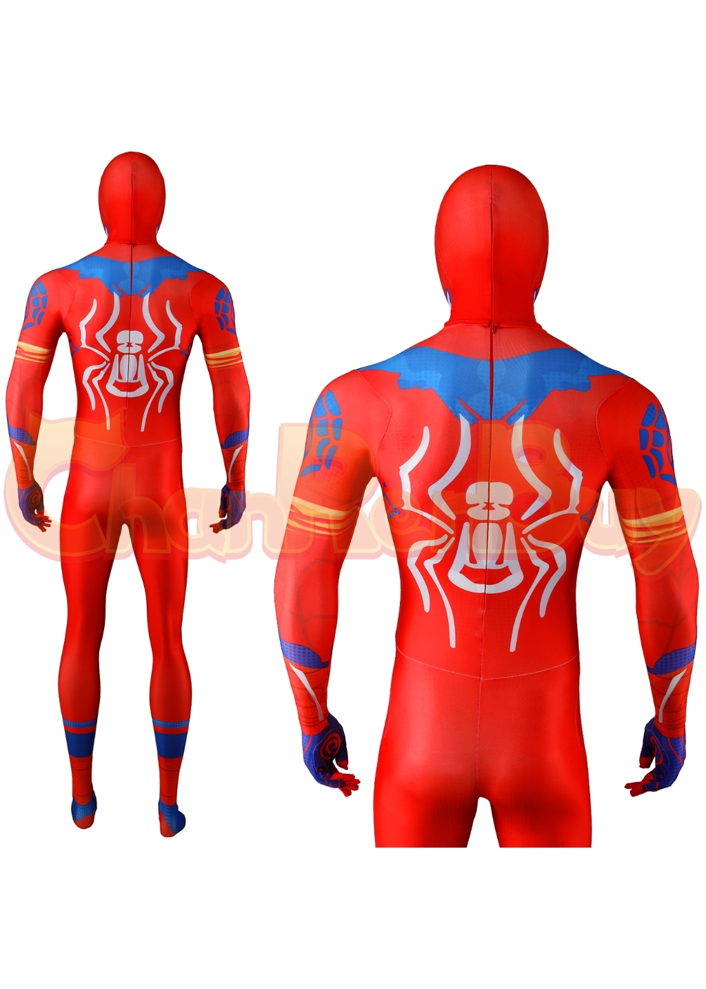 Pavitr Prabhakar Costume Bodysuit Spider-Man: Across the Spider-Verse Cosplay for Adult Kids