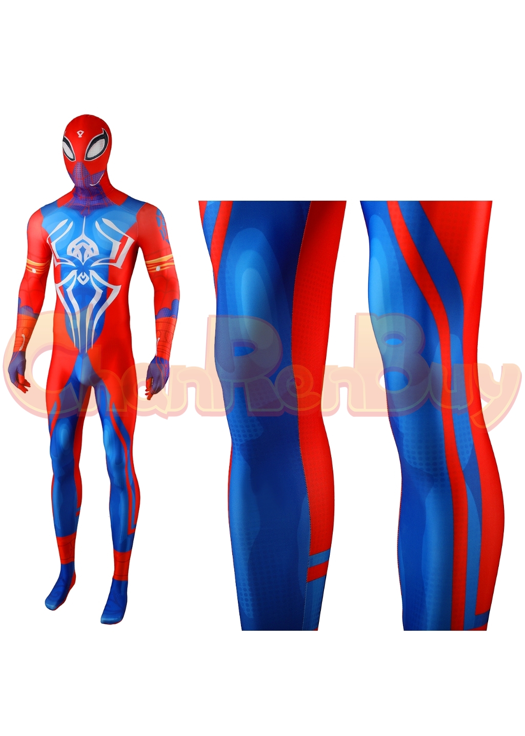 Pavitr Prabhakar Costume Bodysuit Spider-Man: Across the Spider-Verse Cosplay for Adult Kids