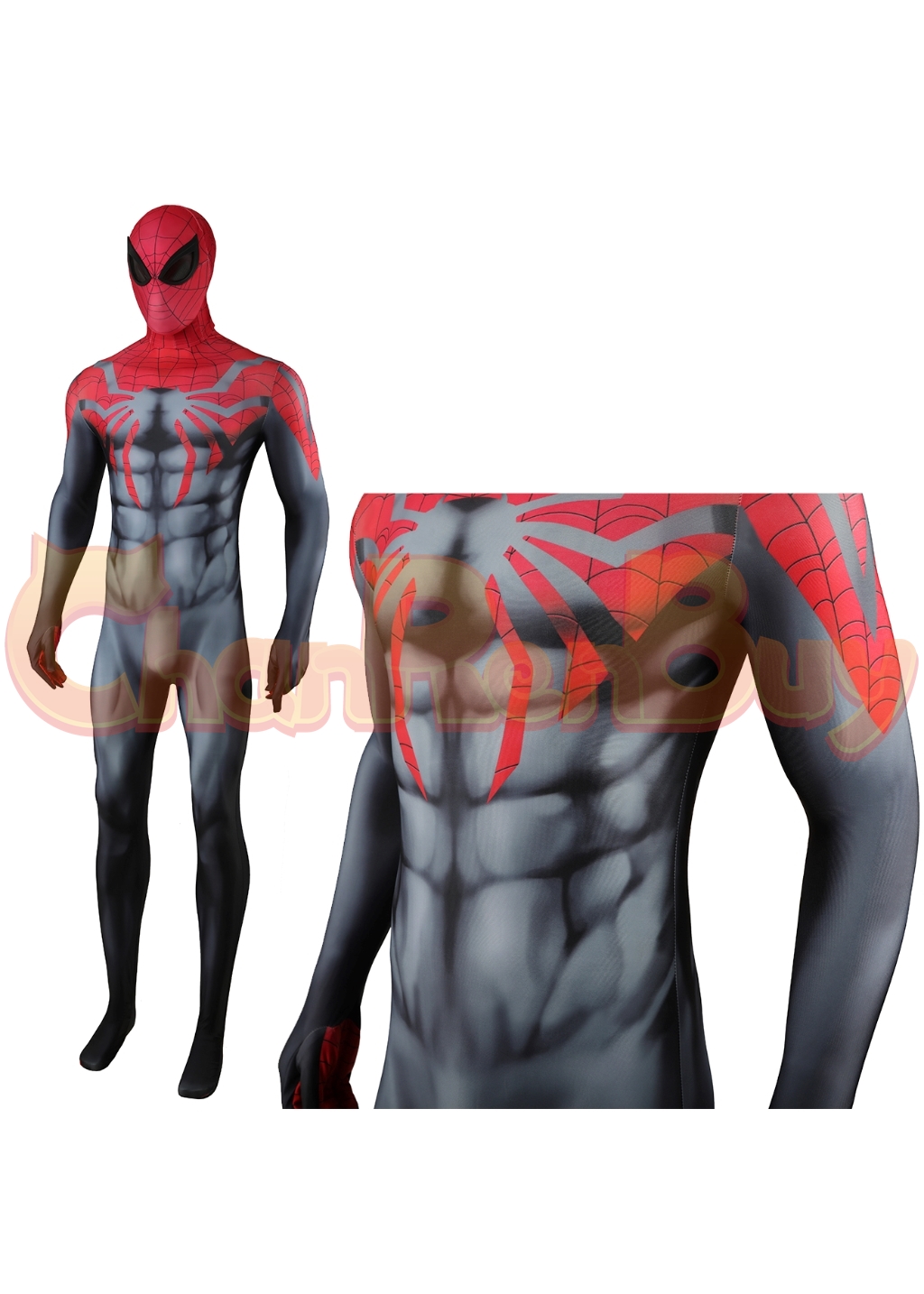 Superior Spider-Man Costume Bodysuit Marvel's Spider-Man 2 Cosplay for Adult Kids