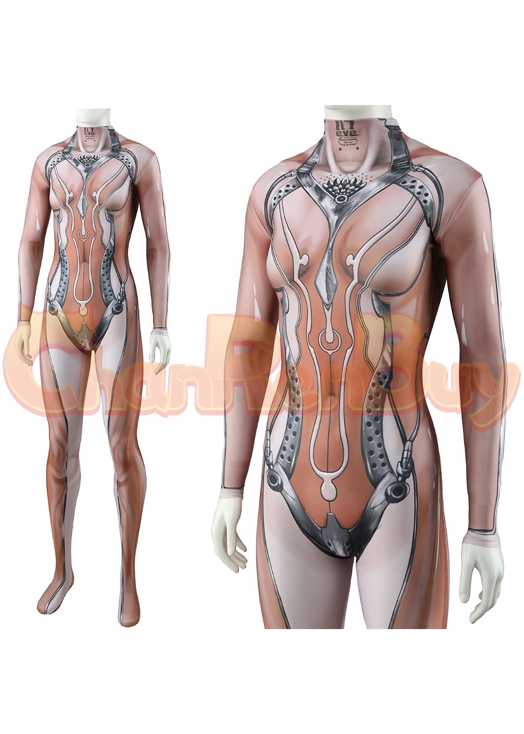 Eve Costume Bodysuit Stellar Blade Cosplay for Adult Kids