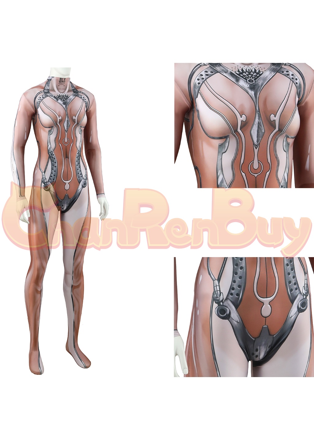 Eve Costume Bodysuit Stellar Blade Cosplay for Adult Kids