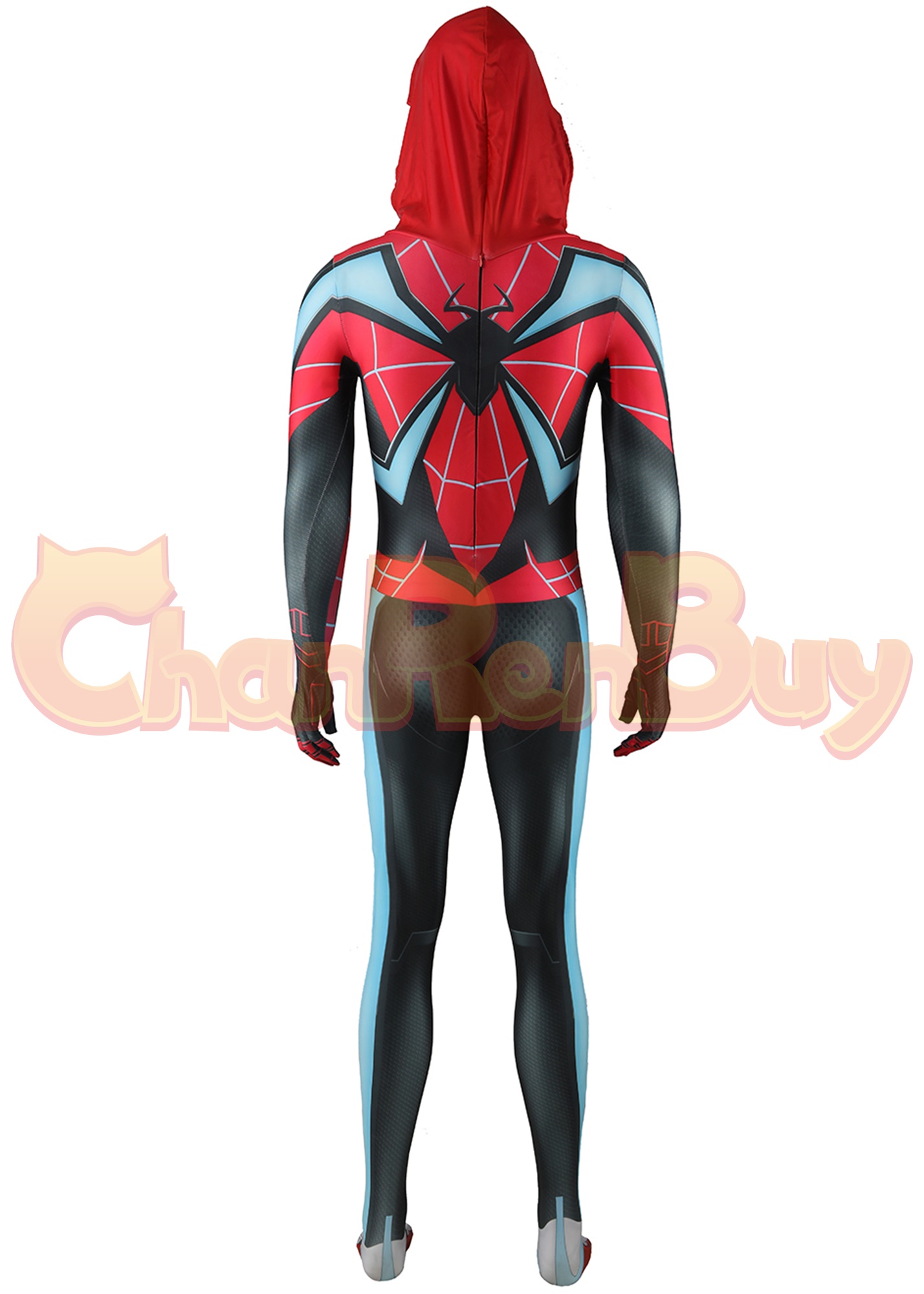 Miles Morales Costume Bodysuit Marvel's Spider-Man 2 Cosplay for Adult Kids Red Ver