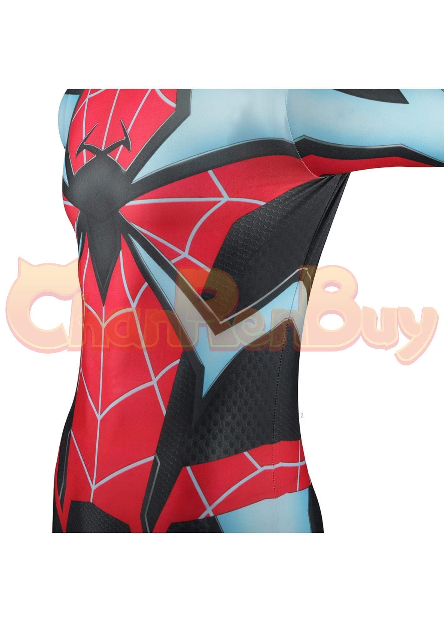 Miles Morales Costume Bodysuit Marvel's Spider-Man 2 Cosplay for Adult Kids Red Ver