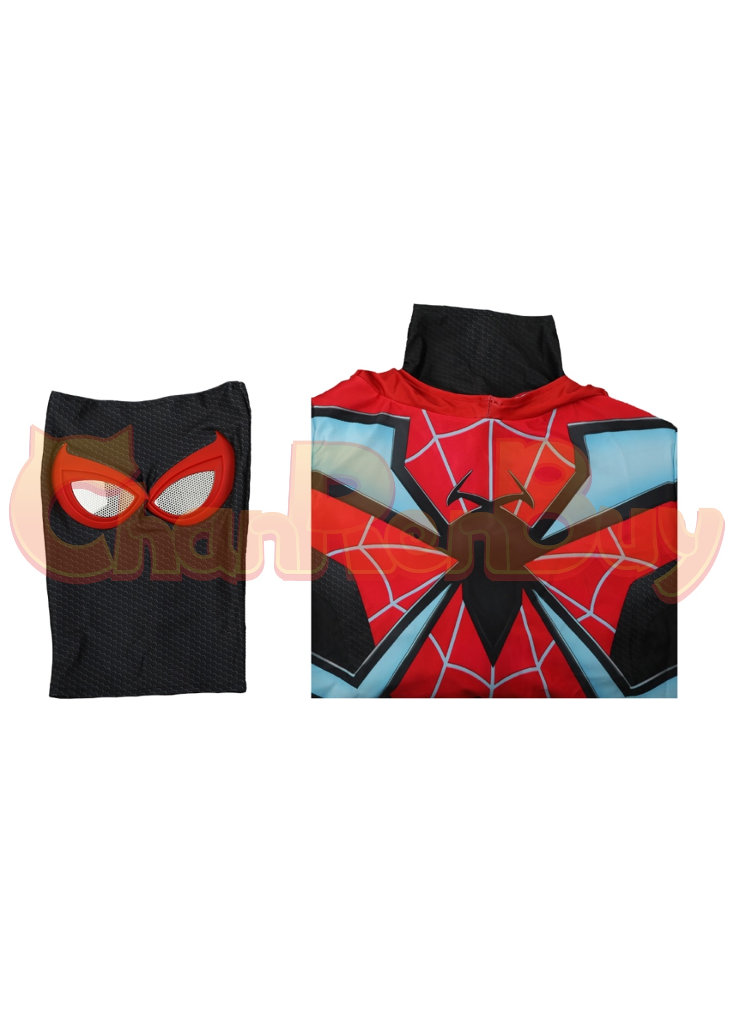 Miles Morales Costume Bodysuit Marvel's Spider-Man 2 Cosplay for Adult Kids Red Ver