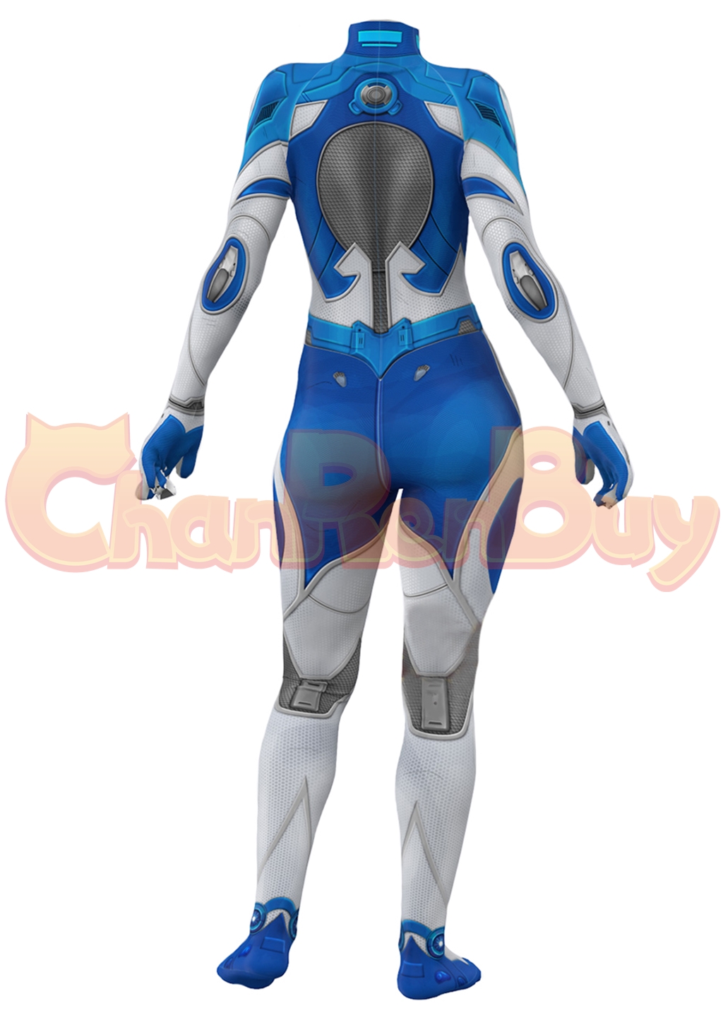 Invisible Woman Costume Fantastic Four Bodysuit Cosplay for Adult Kids