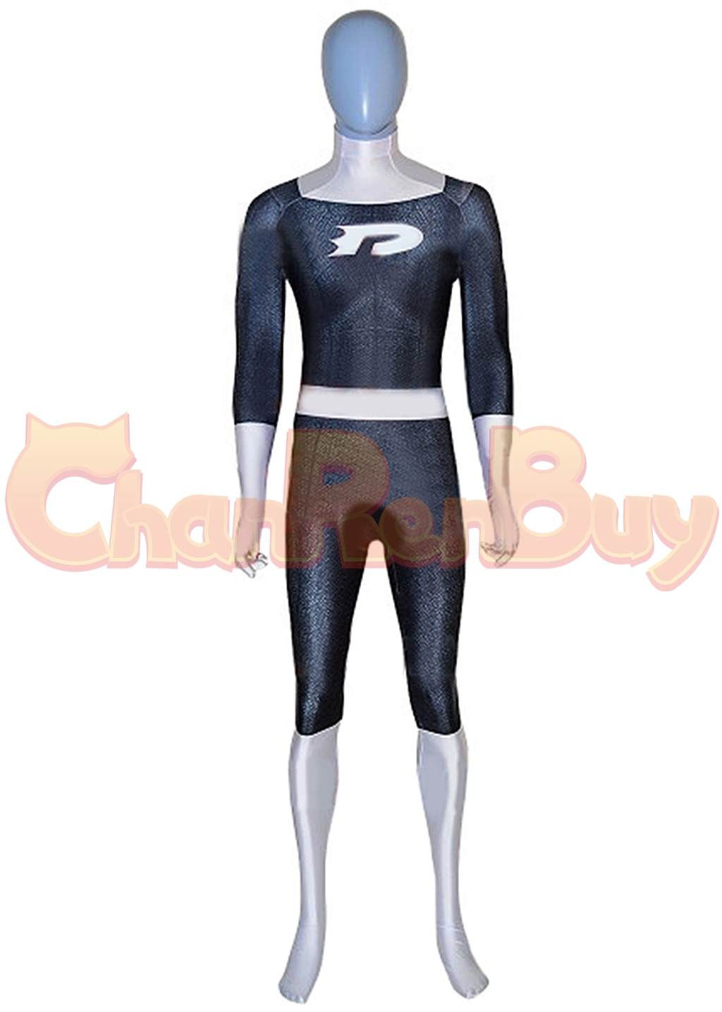 Danny Phantom Costume Bodysuit Cosplay for Adult Kids Ver.1