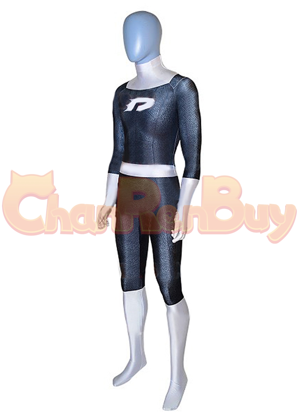 Danny Phantom Costume Bodysuit Cosplay for Adult Kids Ver.1