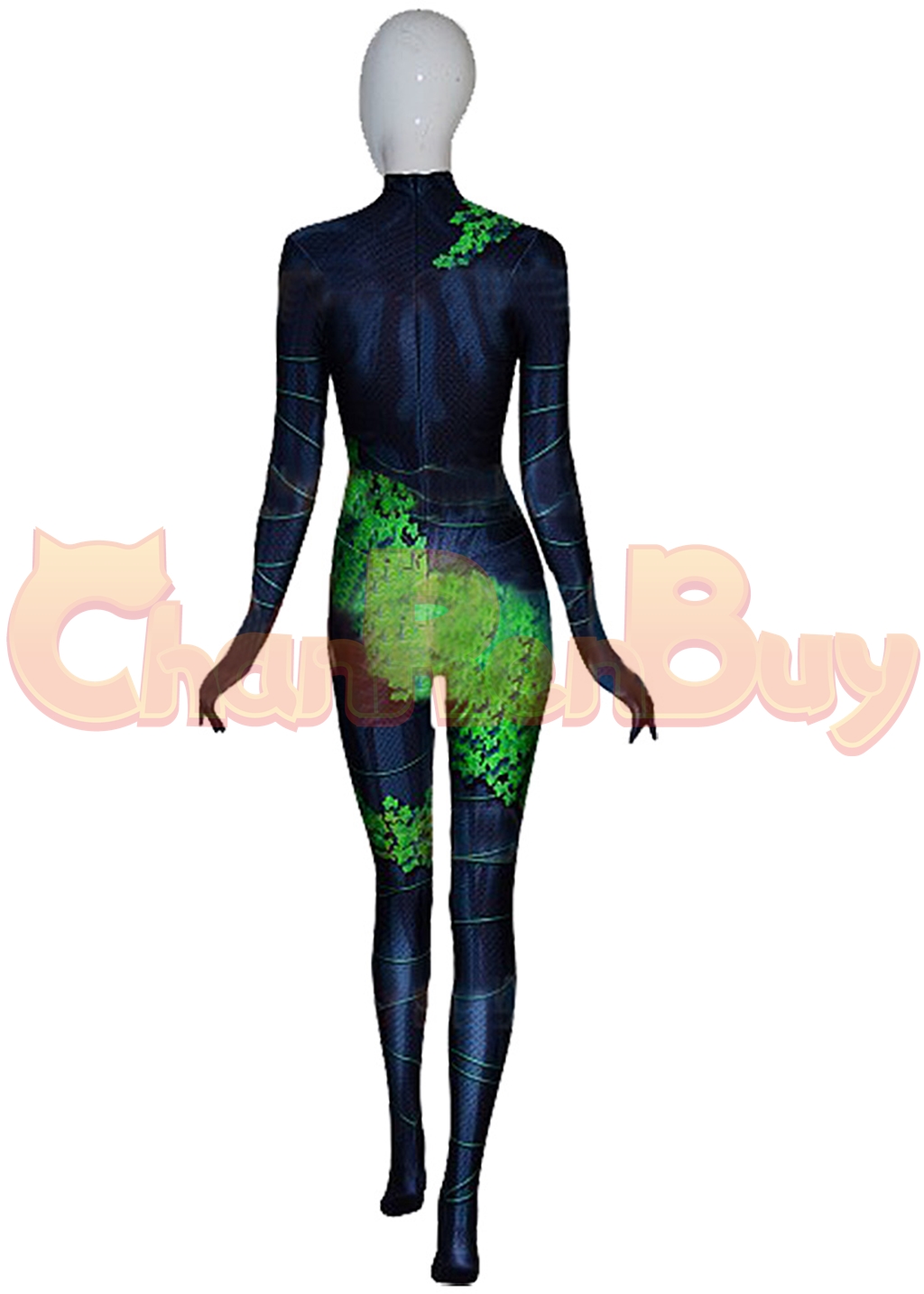 Poison Ivy Costume Bodysuit Birds of Prey Pamela Lillian Isley Cosplay for Adult Kids