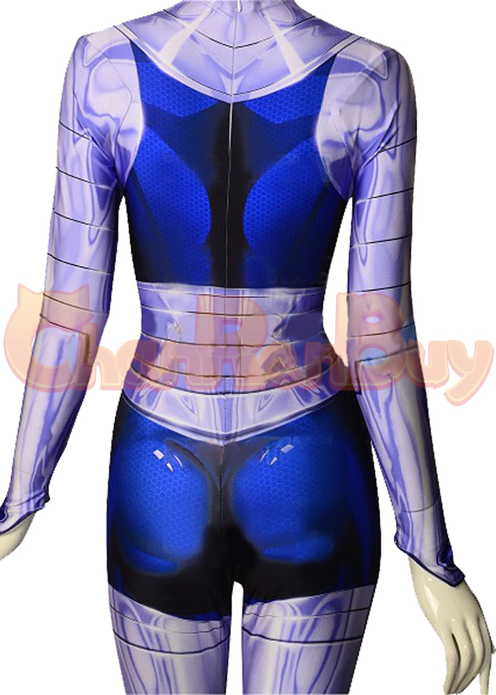 Blackfire Costume Bodysuit Teen Titans Cosplay for Adult Kids Ver.2