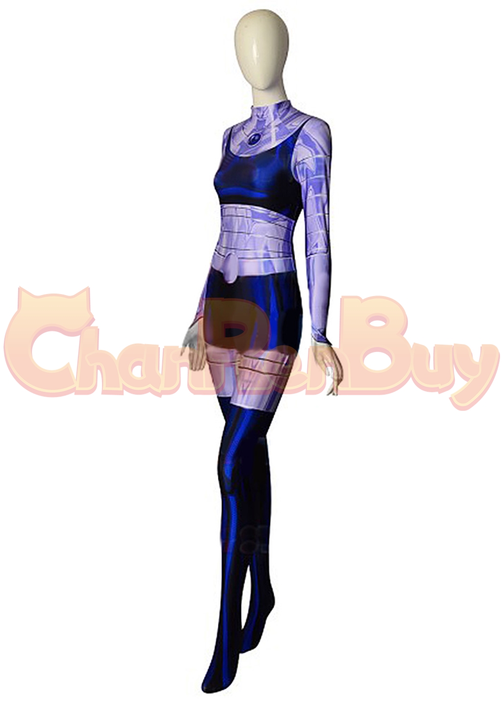 Blackfire Costume Bodysuit Teen Titans Cosplay for Adult Kids Ver.2