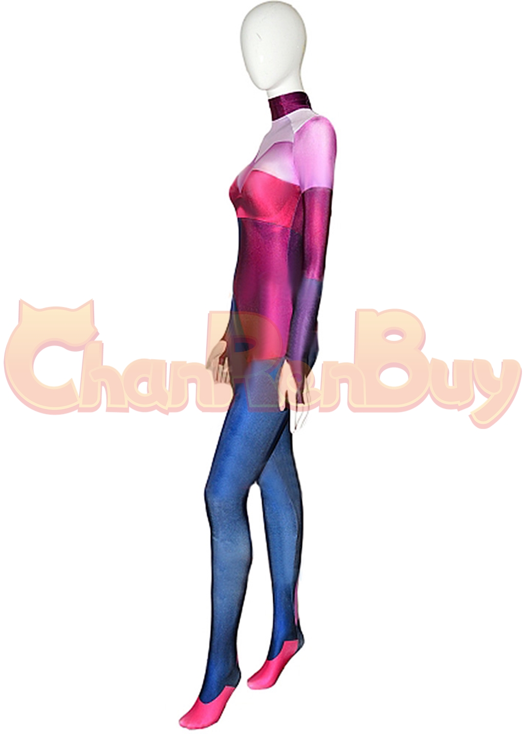 Garnet Costume Bodysuit Steven Universe Cosplay for Adult Kids Pink Ver