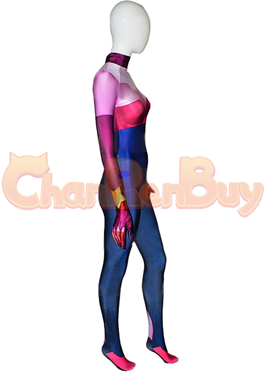 Garnet Costume Bodysuit Steven Universe Cosplay for Adult Kids Pink Ver