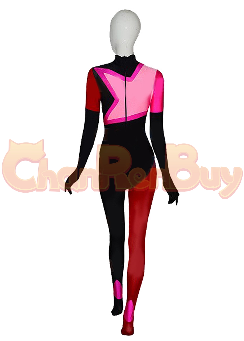 Garnet Costume Bodysuit Steven Universe Cosplay for Adult Kids Red Ver
