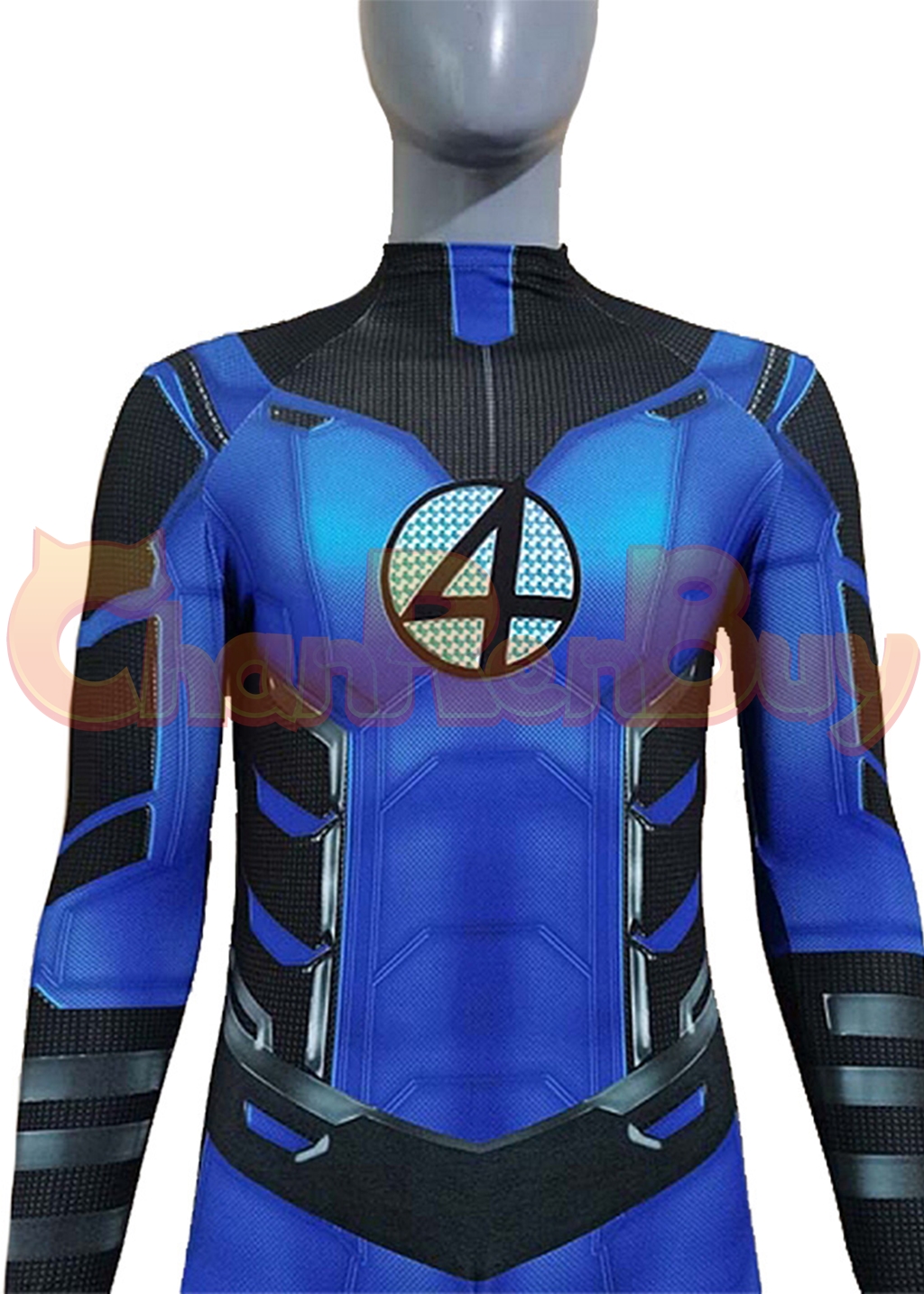 Mr. Fantastic Costume Bodysuit Marvel Cinematic Universe: Phase Six Cosplay for Adult Kids
