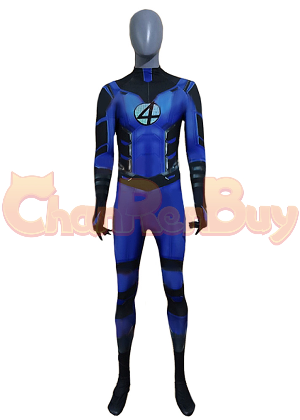 Mr. Fantastic Costume Bodysuit Marvel Cinematic Universe: Phase Six Cosplay for Adult Kids