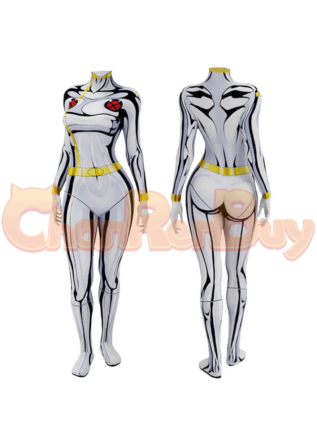 Ororo Munroe Costume X-Men '97 Bodysuit Cosplay for Adult Kids