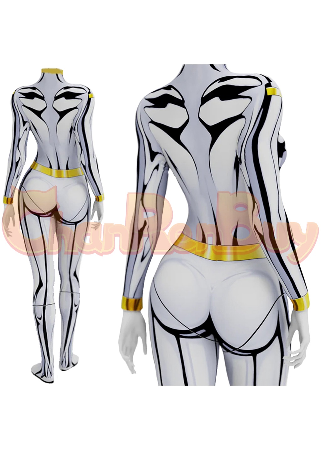 Ororo Munroe Costume X-Men '97 Bodysuit Cosplay for Adult Kids