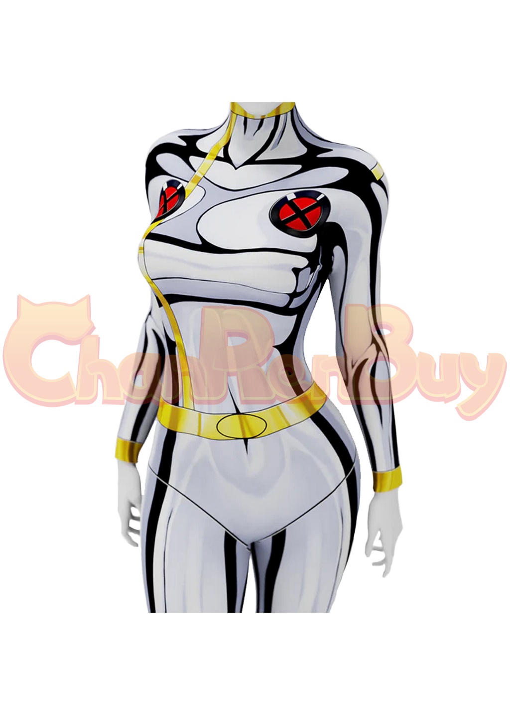 Ororo Munroe Costume X-Men '97 Bodysuit Cosplay for Adult Kids