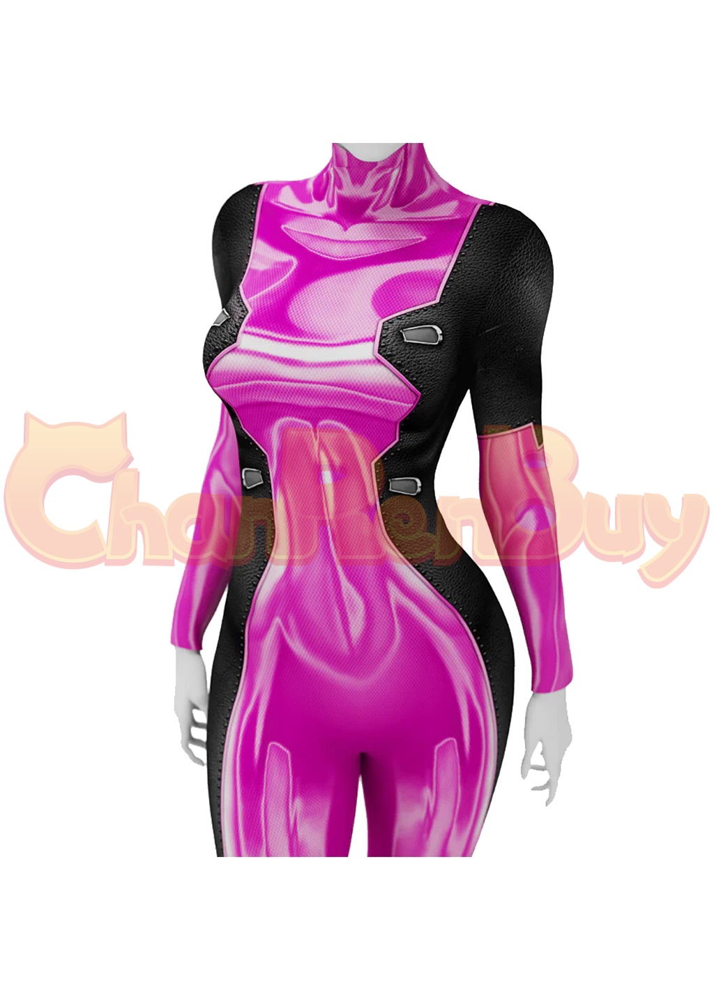 Lady Pink Deadpool Costume Deadpool Bodysuit Cosplay for Adult Kids