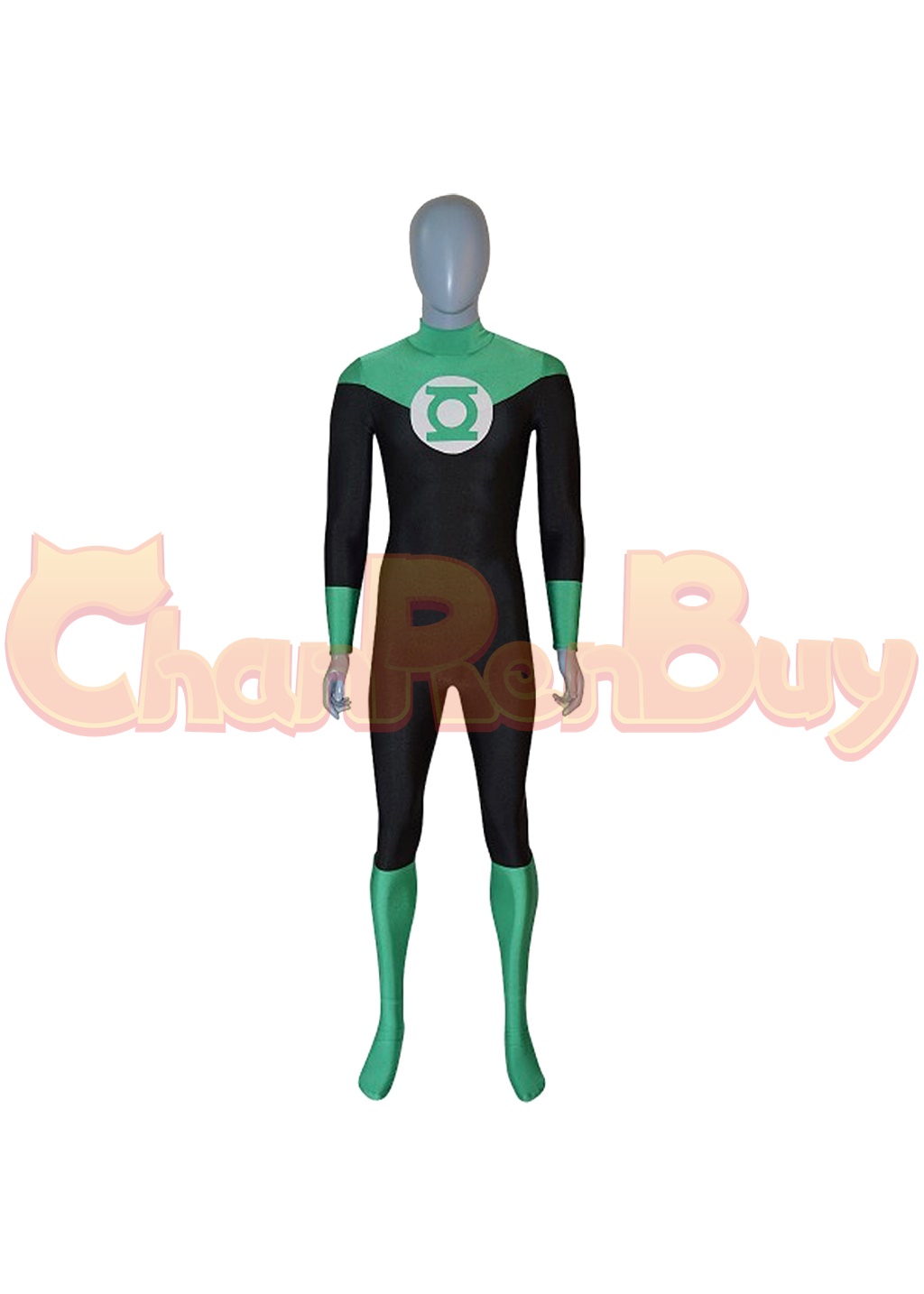 John Stewart Costume Bodysuit Green Lantern Cosplay for Adult Kids Ver.2